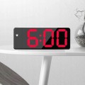 Budzik cyfrowy LED z czujnikiem dźwięku, podświetlany nocą