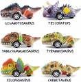 Mega Zestaw Autek Dinozaury i Samochody 6 sztuk dla dzieci