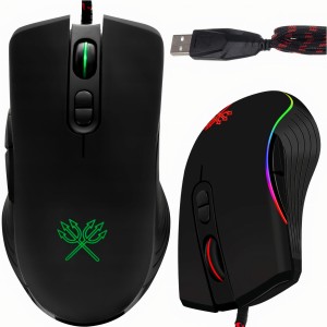 Myszka Gamingowa Programowalna Mysz dla Graczy Led