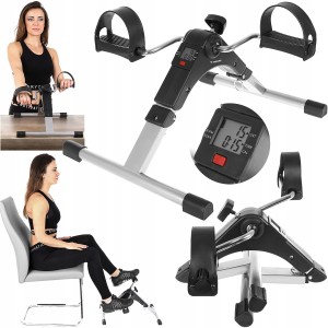 Rotor rowerek rehabilitacyjny treningowy do ćwiczeń rąk i nóg składany mini 2w1 stacjonarny
